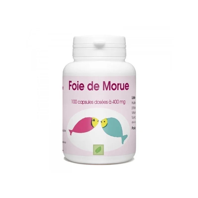 GPH DIFFUSION  GPH DIFFUSION HUILE DE FOIE DE MORUE - 100 CAPSULES À 400 MG