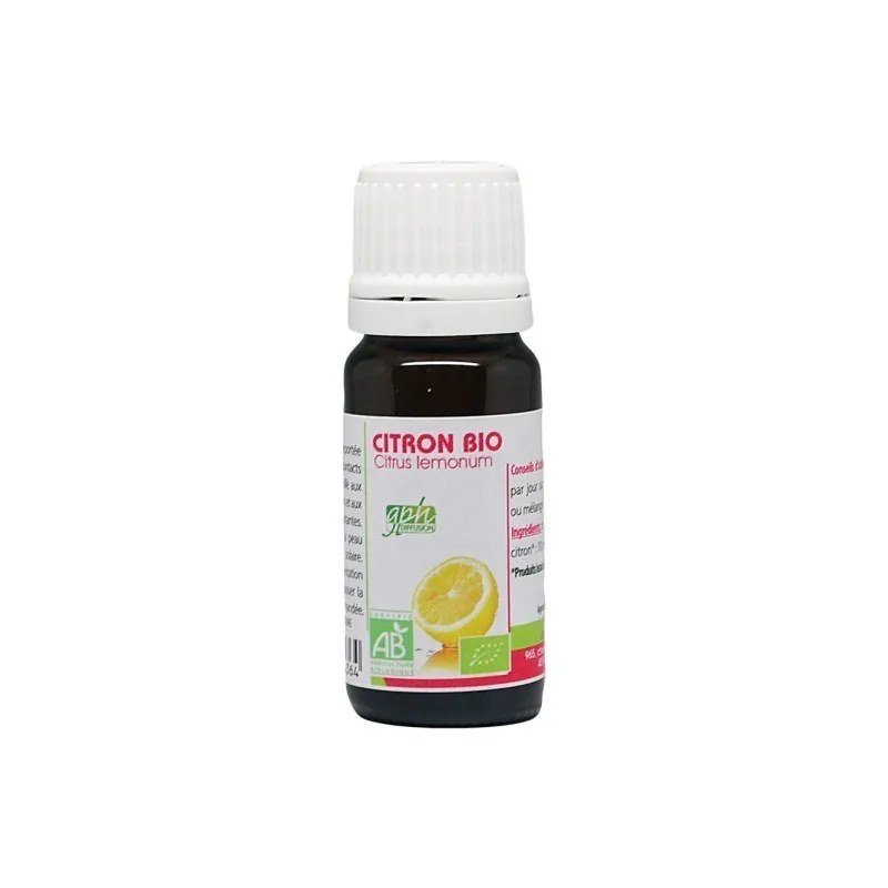 GPH DIFFUSION  GPH DIFFUSION HUILE ESSENTIELLE DE CITRON - 10ML