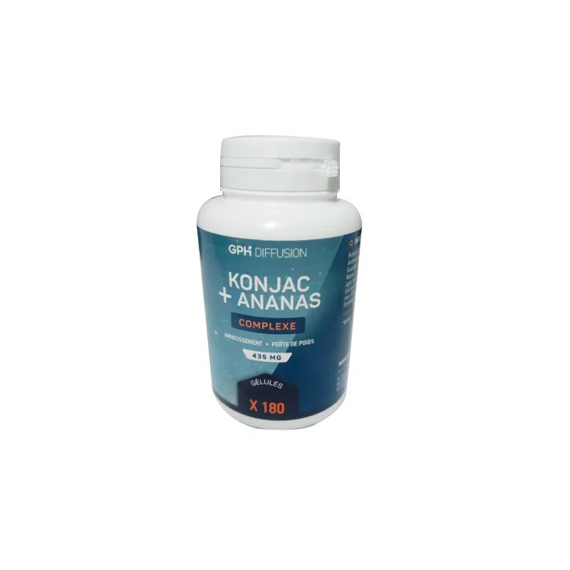 GPH DIFFUSION  GPH DIFFUSION Konjak + Ananas 435mg 180 Gelules