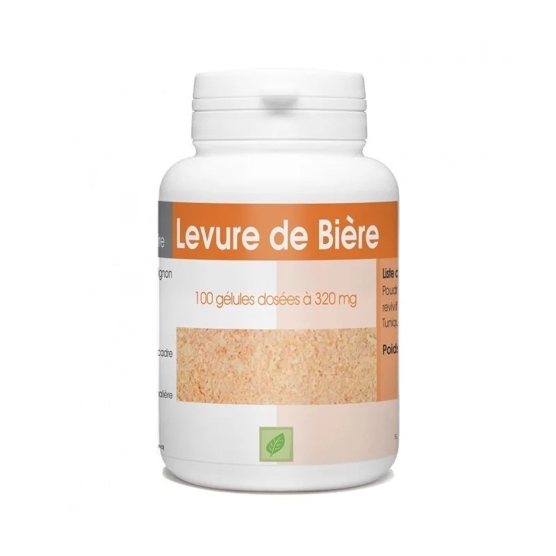 GPH DIFFUSION  GPH DIFFUSION LEVURE DE BIÈRE - REVIVIFIABLE - 320MG - 100 GÉLULES