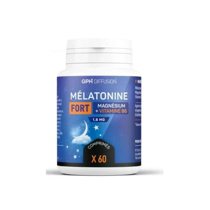 GPH DIFFUSION  GPH DIFFUSION MÉLATONINE FORT - 1.8MG - 60 COMPRIMÉS