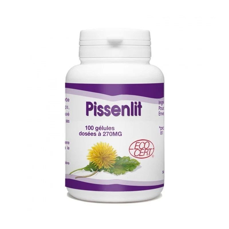 GPH DIFFUSION  GPH DIFFUSION PISSENLIT RACINE BIO - 270 MG - 100 GÉLULES