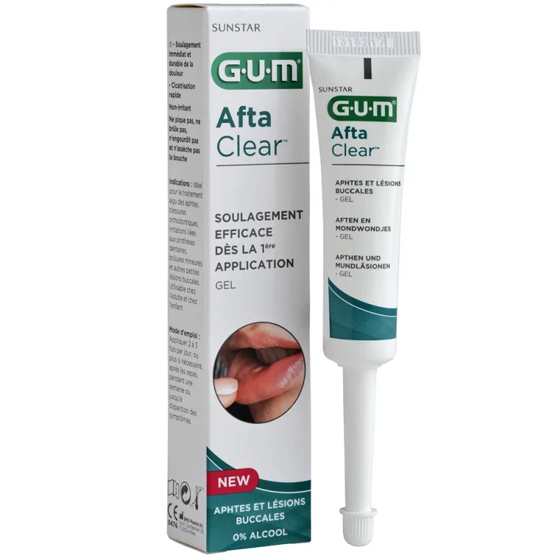 GUM SUNSTAR GUM AFTACLEAR GEL 10 ML REF 2400