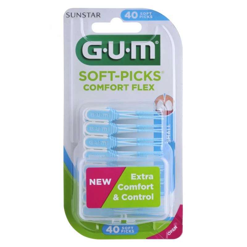 GUM SUNSTAR Gum Soft Picks Advanced Small 40 Pièces 659