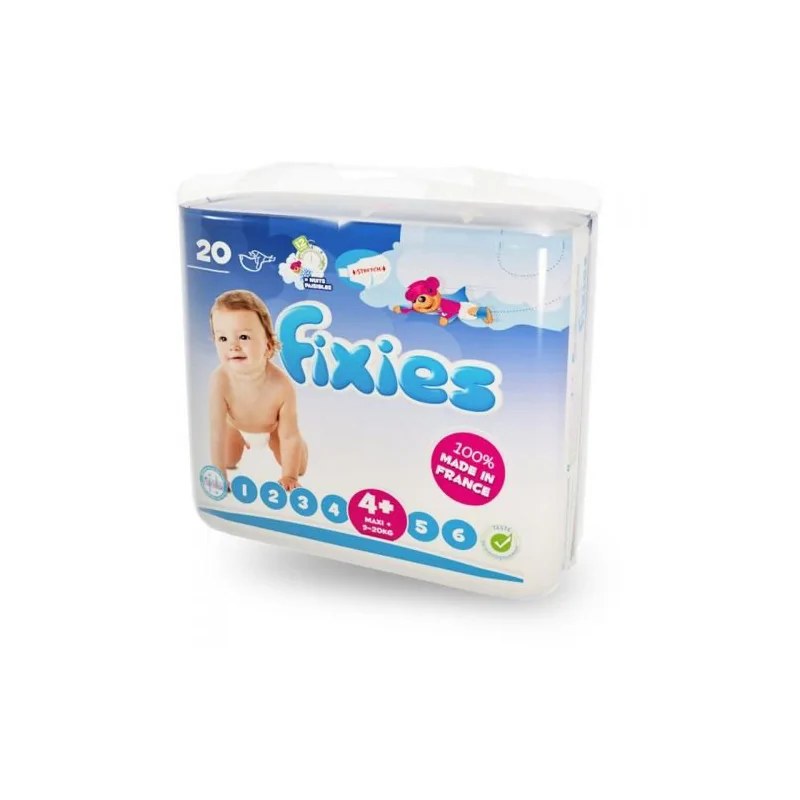 HARTMANN  HARTMANN Fixies Dry Skin Changes bébé maxi 9 à 20kg 20U