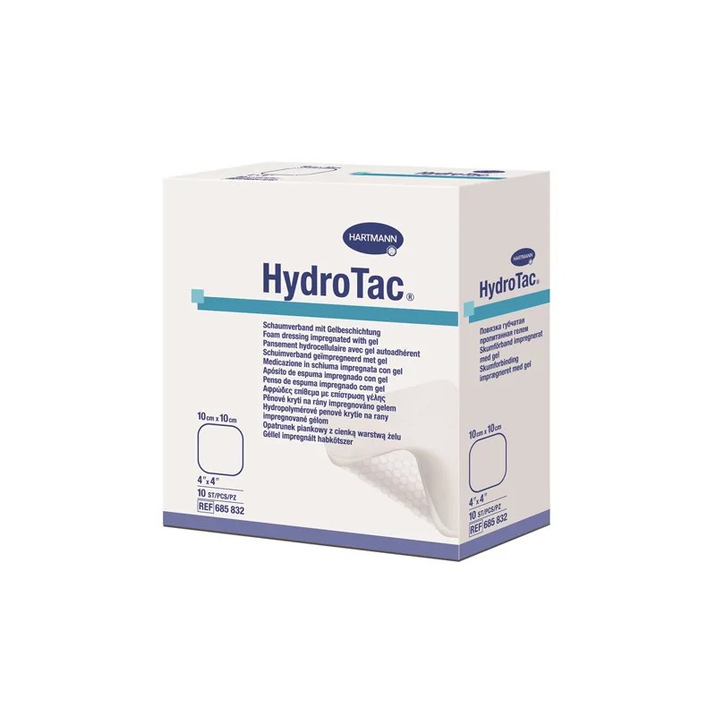 HARTMANN  HARTMANN HydroTac Pans hydrocellulaire 10 x 10 cm 10U