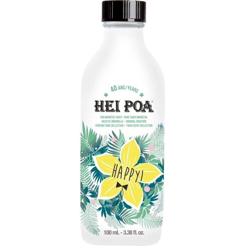 Hei Poa Hei Poa Collector monoi pur monoï tahiti-happy 100ml