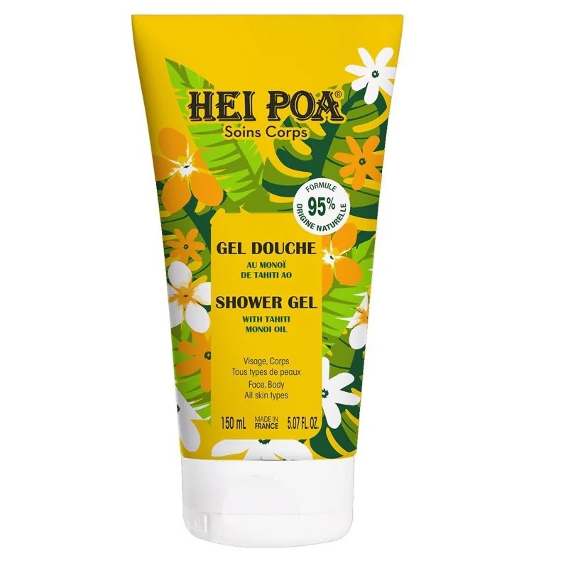 Hei Poa Hei Poa  gel douche au monoi tahiti  visage&corps 150ml
