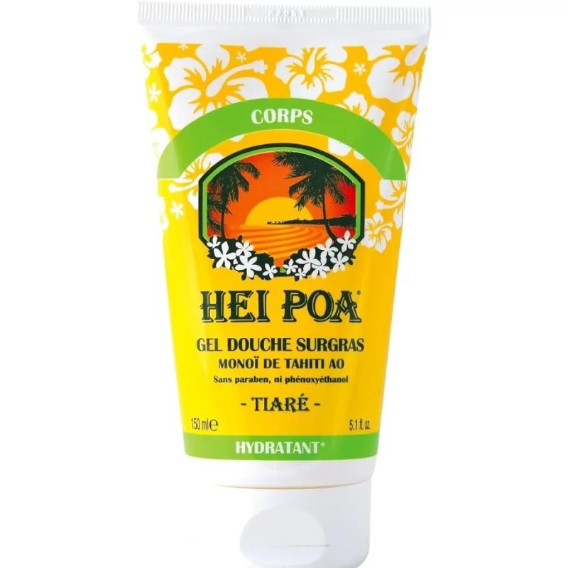 Hei Poa Hei Poa Gel douche surgras -parfum tiaré 150ml