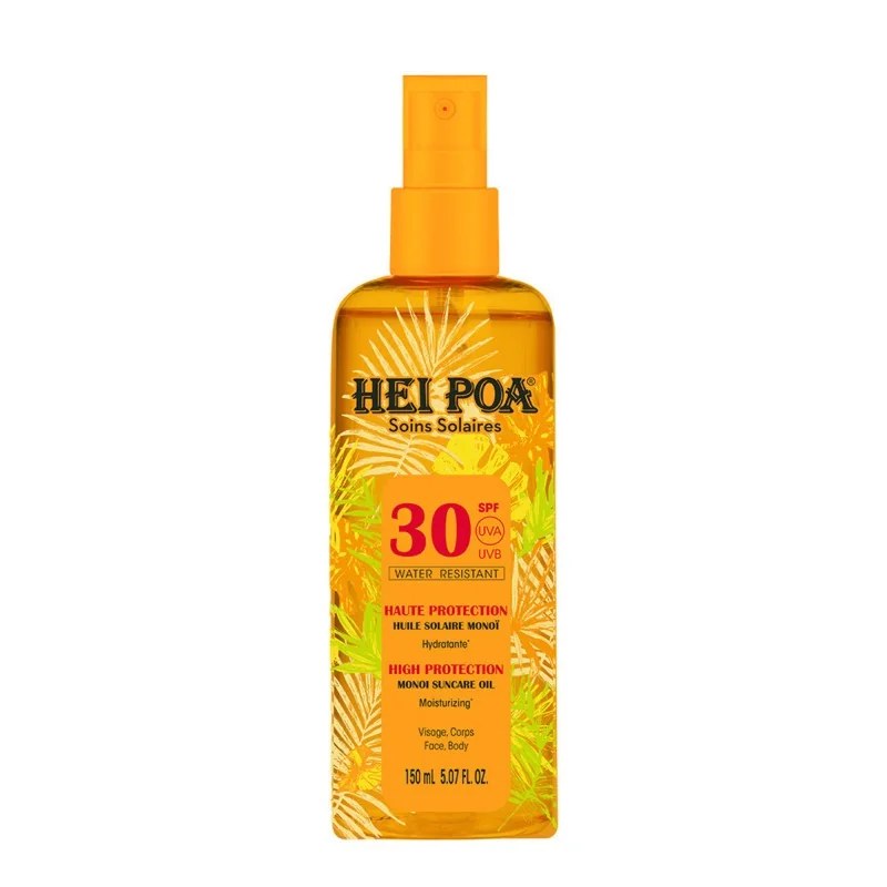 Hei Poa Hei poa huile sèche au monoï-spf 30- parfum tiare 150ml