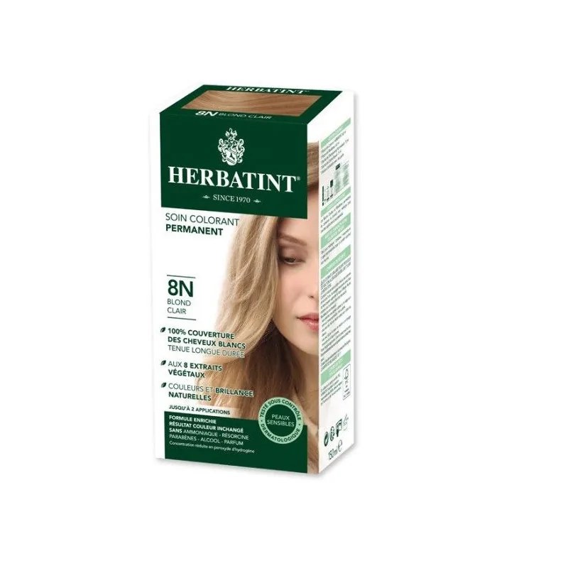 Herbatint HERBATINT SOIN COLORANT PERMANENT 8N