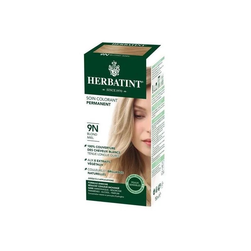 Herbatint HERBATINT SOIN COLORANT PERMANENT 9N BLOND MIEL