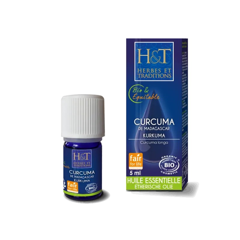 Herbes et traditions HERBES ET TRADITIONS  HUILE ESSENTIELLE - CURCUMA BIO 5ML