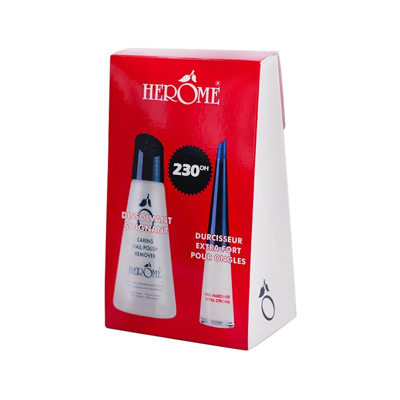 herome Herôme Pack Durcisseur Extra Fort+Dissolvant