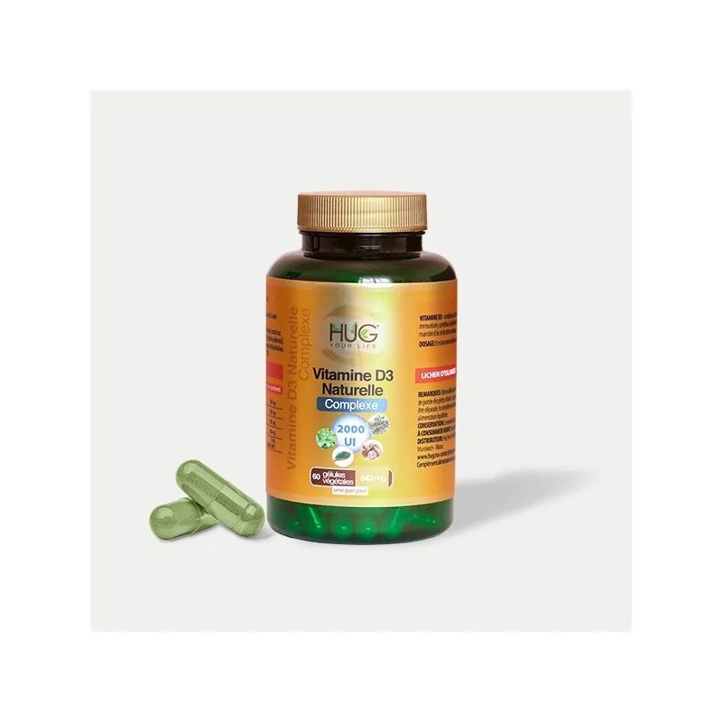 Hug HUG Vitamine D3 Naturelle Complexe 2000UI
