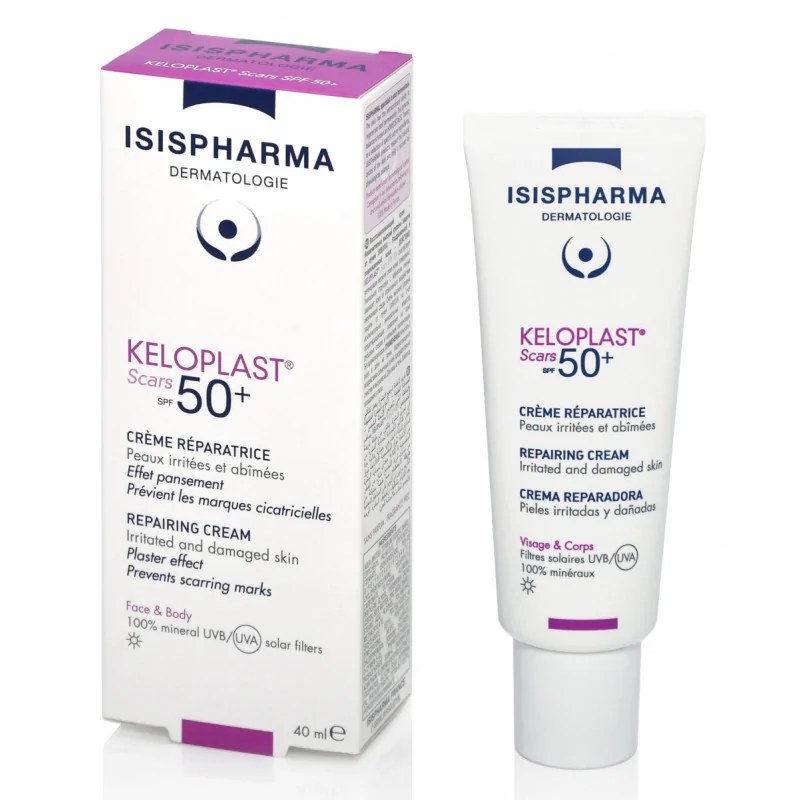 isis pharma ISISPHARMA KELOPLAST Scars Crème Réparatrice Spf50+ Effet Pansement 40ml