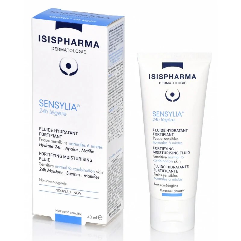 isis pharma ISISPHARMA SENSYLIA 24h Légère Fluide Hydratant Fortifiant 40ml