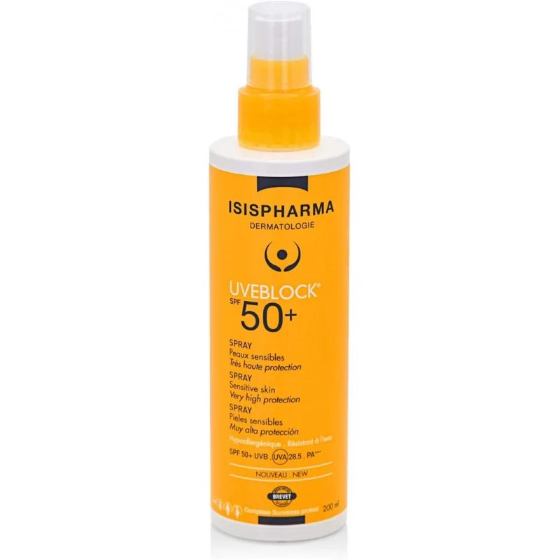 isis pharma ISISPHARMA UVEBLOCK SPF50+ Spray 200ml