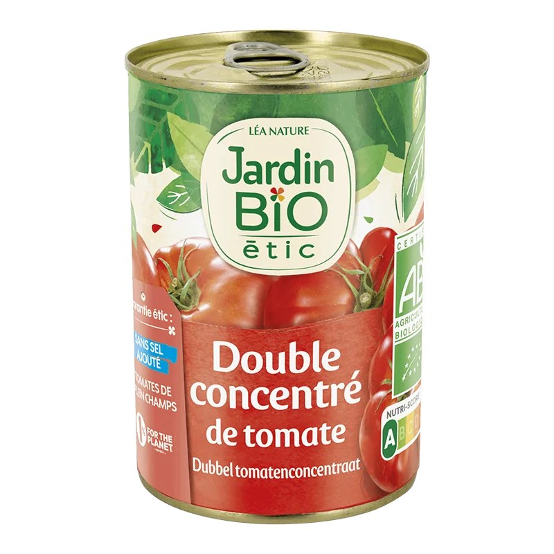 JARDIN BIO JARDIN BIO DOUBLE CONCENTRE DE TOMATE 140G