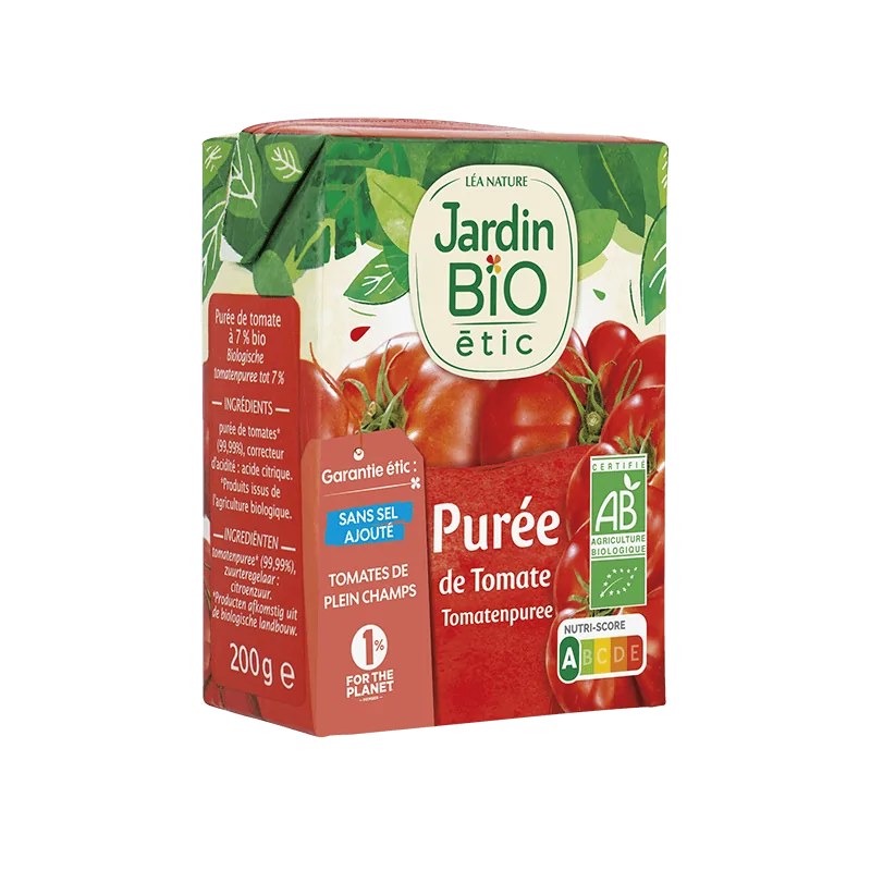 JARDIN BIO JARDIN BIO PUREE DE TOMATE 200G