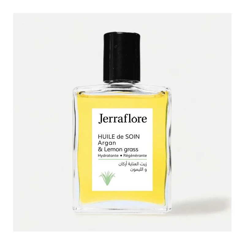 JERRAFLORE JERRAFLORE HUILE ARGAN & LEMON GRASS 60ml