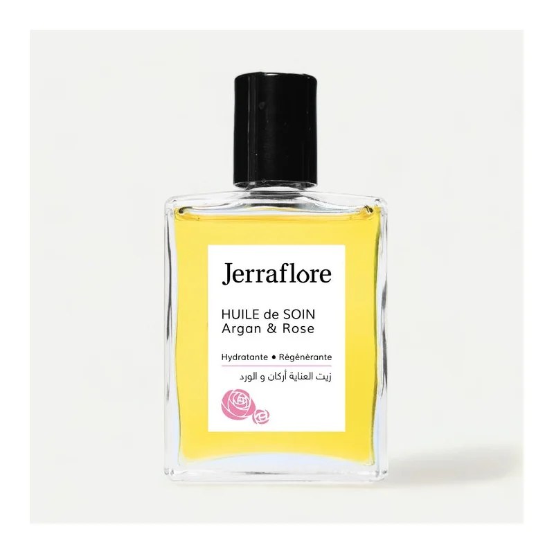 JERRAFLORE JERRAFLORE HUILE DE SOIN ARGAN / ROSE 60ml