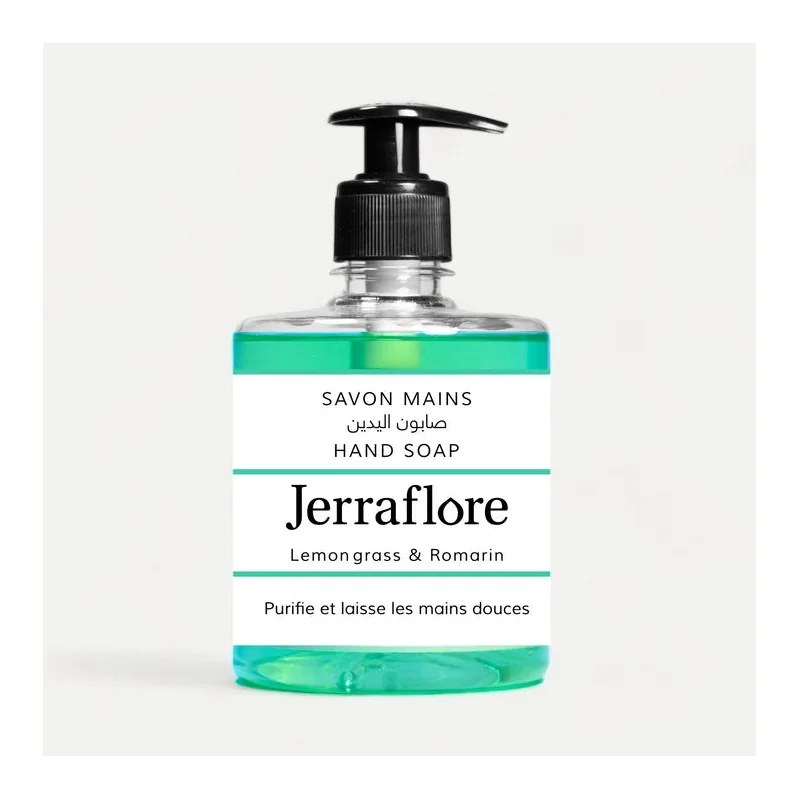 JERRAFLORE JERRAFLORE SAVON MAINS LEMON GRASS & ROMARIN 500ml