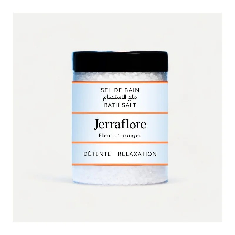 JERRAFLORE JERRAFLORE SEL DE BAIN FLEUR D'ORANGER 400g