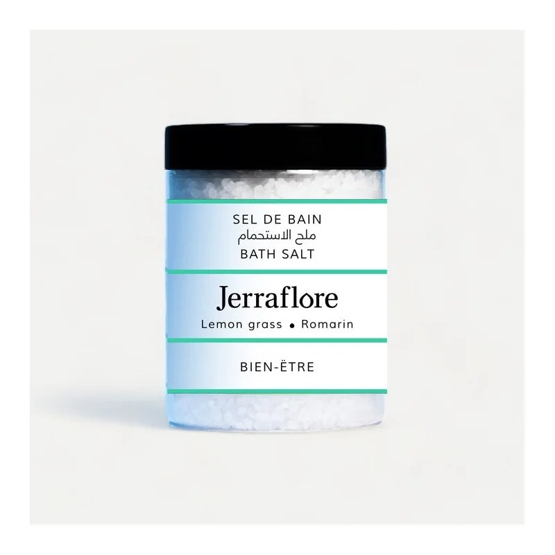 JERRAFLORE JERRAFLORE SEL DE BAIN LEMON GRASS & ROMARIN 400g