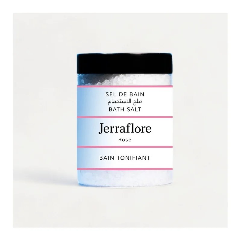 JERRAFLORE JERRAFLORE SEL DE BAIN ROSE 400g