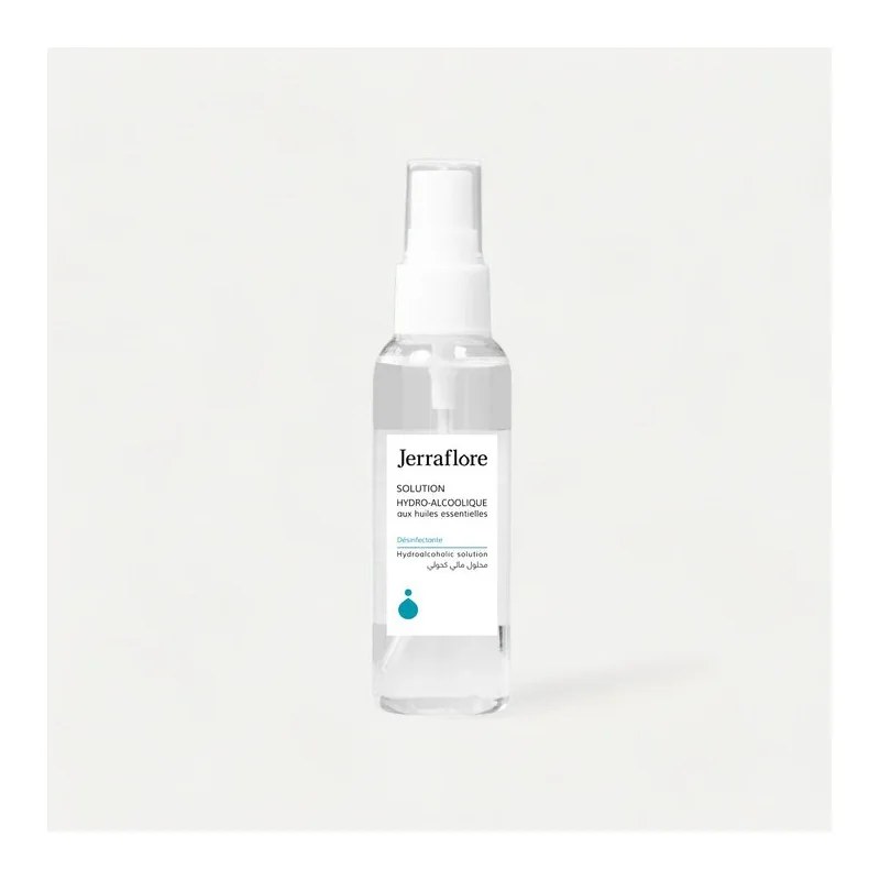 JERRAFLORE JERRAFLORE  SOLUTION HYDROALCOOLIQUE AUX H.ESS  60ml