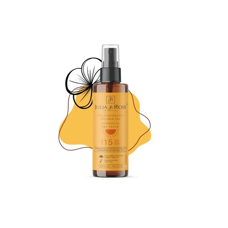 Julia & Rose Julia & Rose Huile Bronzage Spf15 120ml