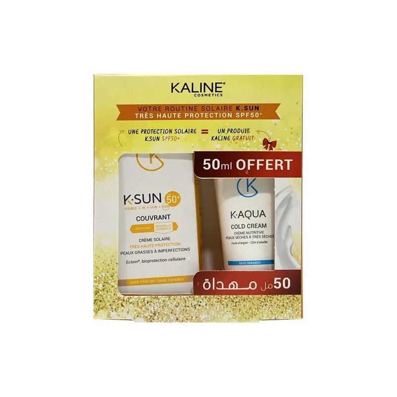 KALINE Kaline Ecran Couvrant 50+ Cold Cream Pack