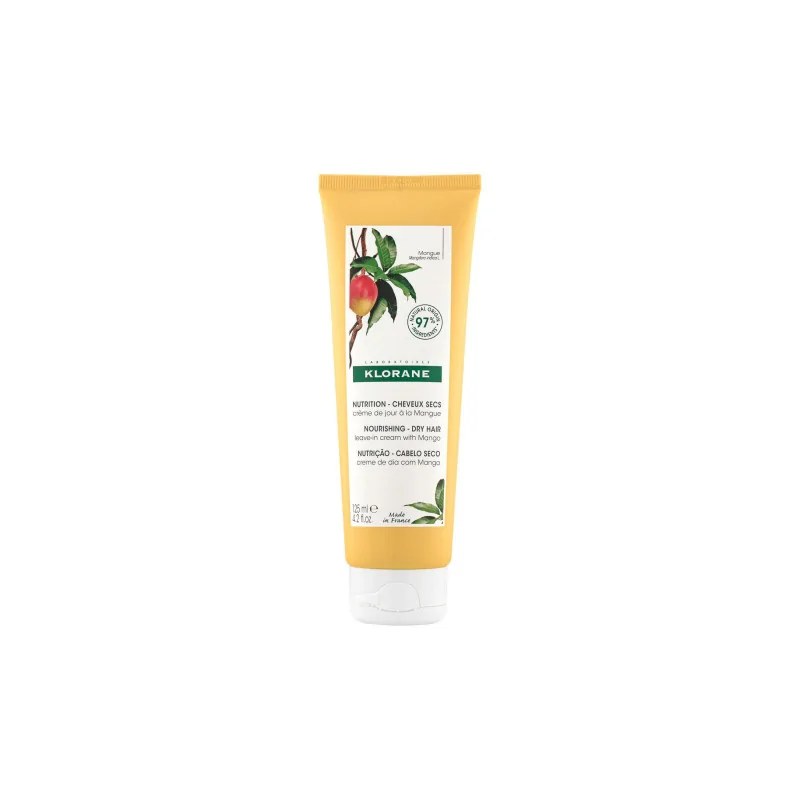 KLORANE Klorane - Crème de jour Nutrition à la Mangue - Cheveux secs 125 ml