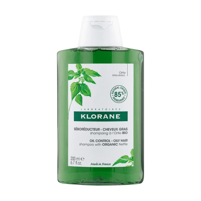 KLORANE Klorane - Shampoing Séboréducteur à l'Ortie BIO - Cheveux gras 200 ml