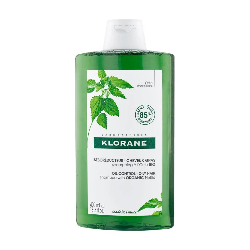KLORANE Klorane - Shampoing Séboréducteur à l'Ortie BIO - Cheveux gras 400 ml