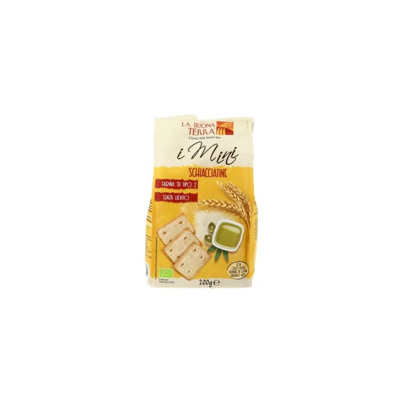 La Buona Terra LA BUONA TERRA MINI CRACKERS A L'HUILE D'OLIVE 200G