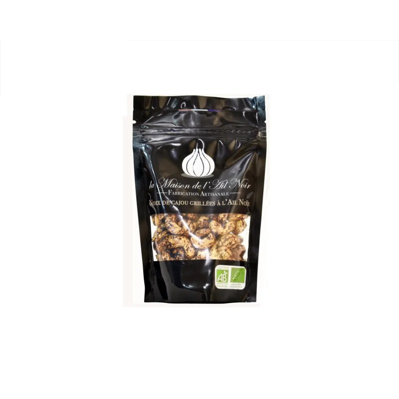 LA MAISON D'AIL NOIR LA MAISON D'AIL NOIR NOIX DE CAJOU GRILLES A L'AIL NOIR 100G
