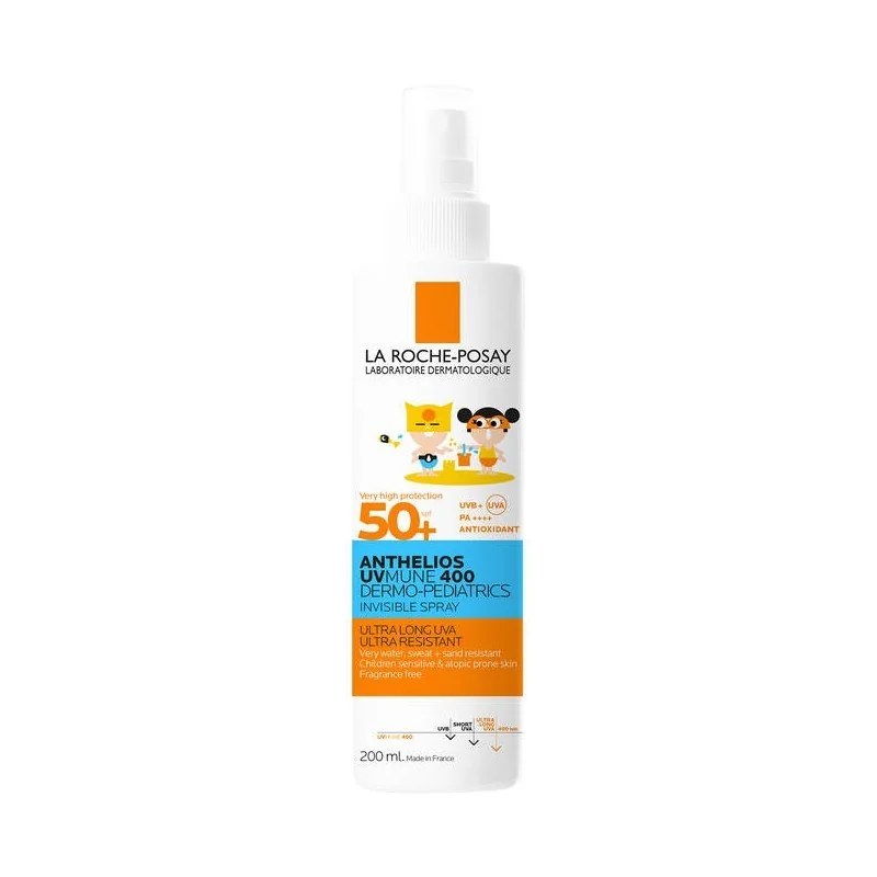 LA ROCHE-POSAY LA ROCHE POSAY ANTHELIOS UV MUNE 400 DERMO-PEDIATRICS SPRAY INVISIBLE SPF50+