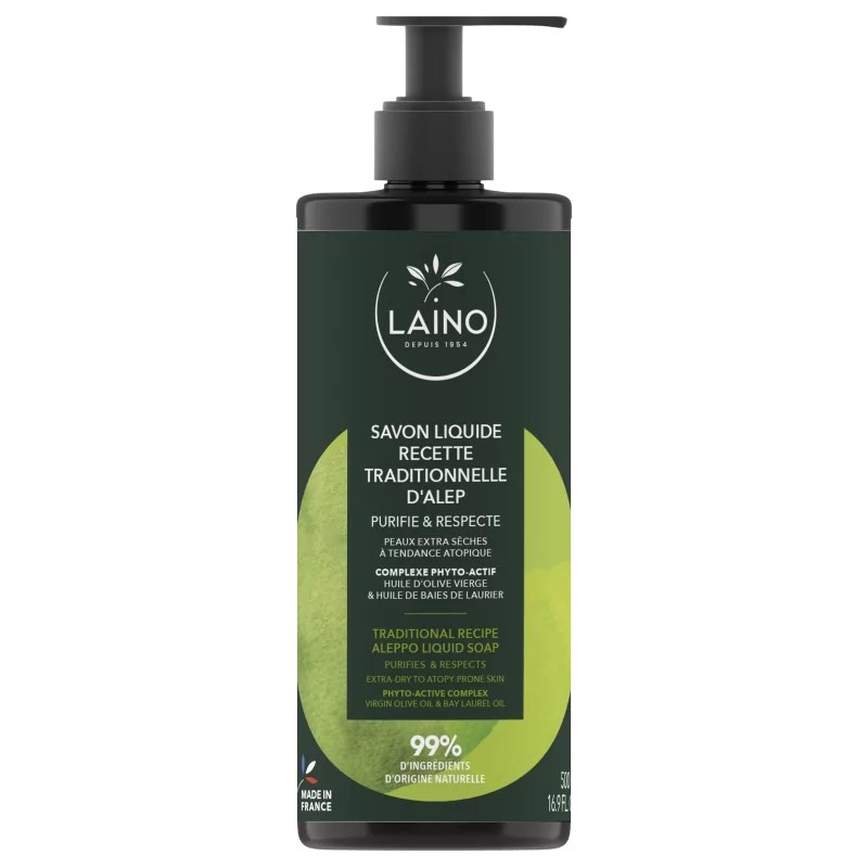 LAINO Laino Savon liquide recette tradionnelle d'Alep 500ml