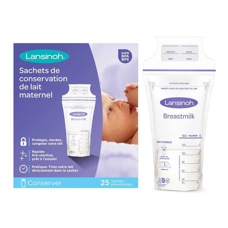 LANSINOH LANSINOH Sachets de conservation du lait maternel 25U