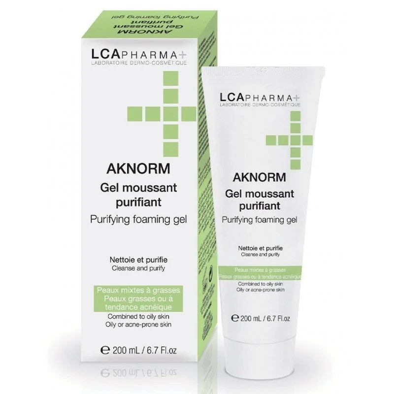 LCA PHARMA + Lca Pharma AKNORM Gel moussant purifiant 200ml