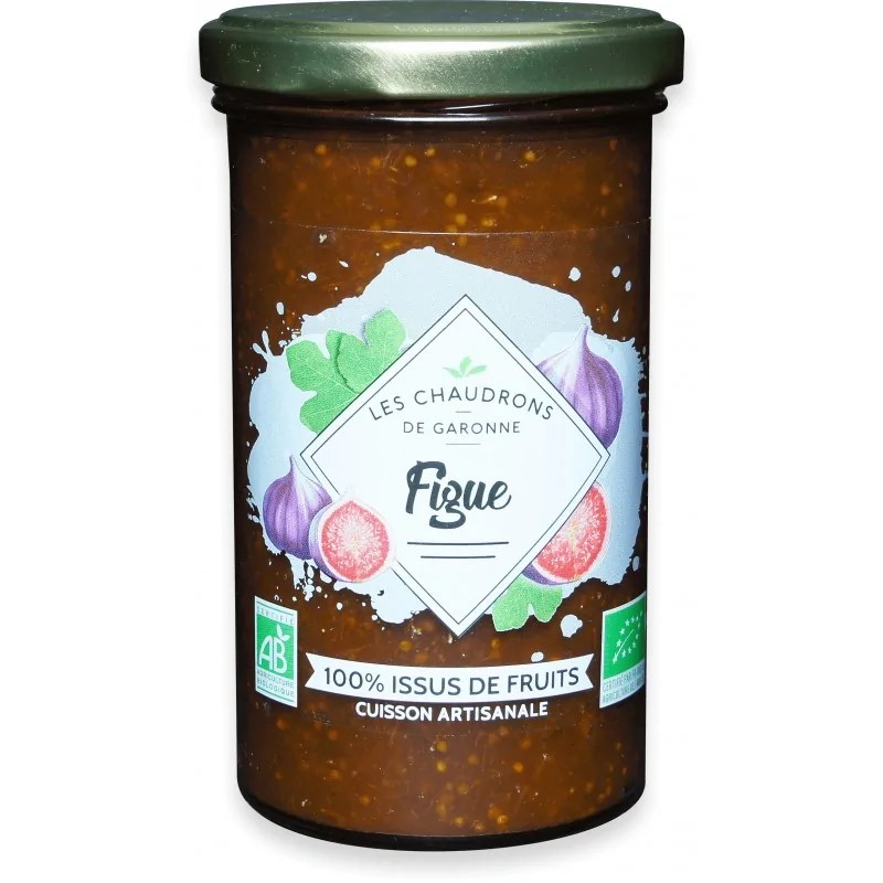Les Chaudrons Les Chaudrons de Garonne Préparation 100% Fruits Figue 275g