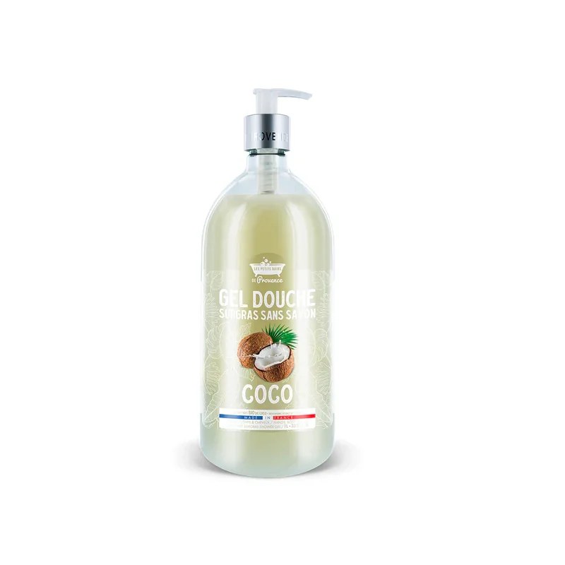 LES PETITS BAINS DE PROVENCE LES PETITS BAINS DE PROVENCE GEL DOUCHE SANS SAVON coco 1L