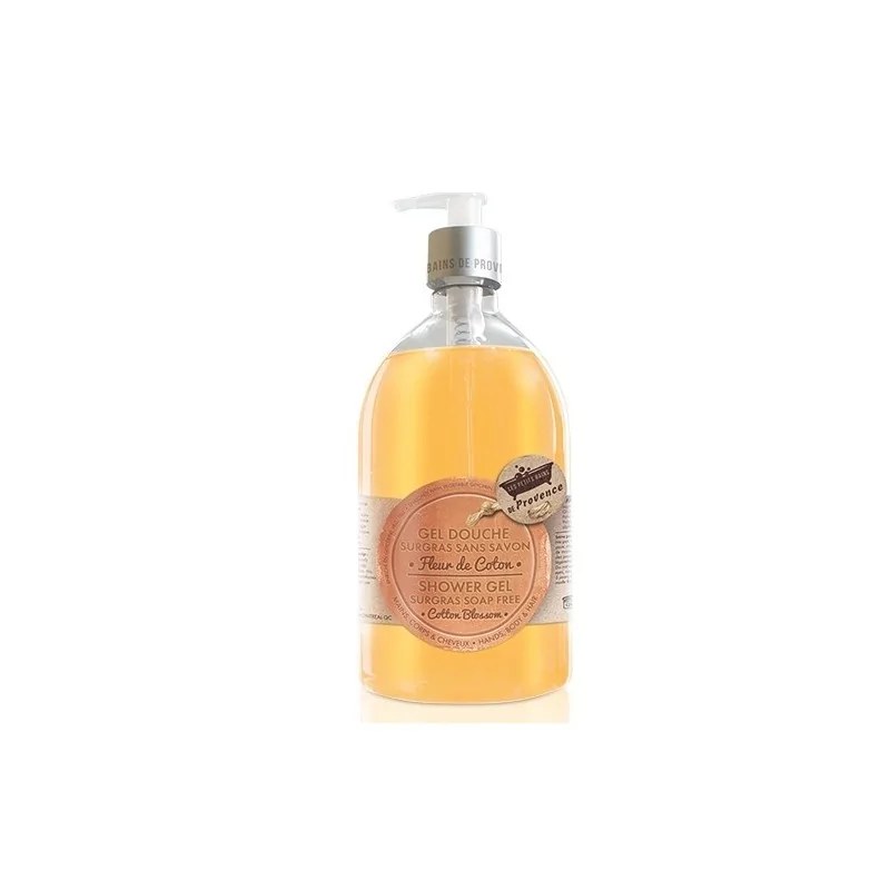 LES PETITS BAINS DE PROVENCE LES PETITS BAINS DE PROVENCE GEL DOUCHE SANS SAVON FLEUR DE COTON 500ml