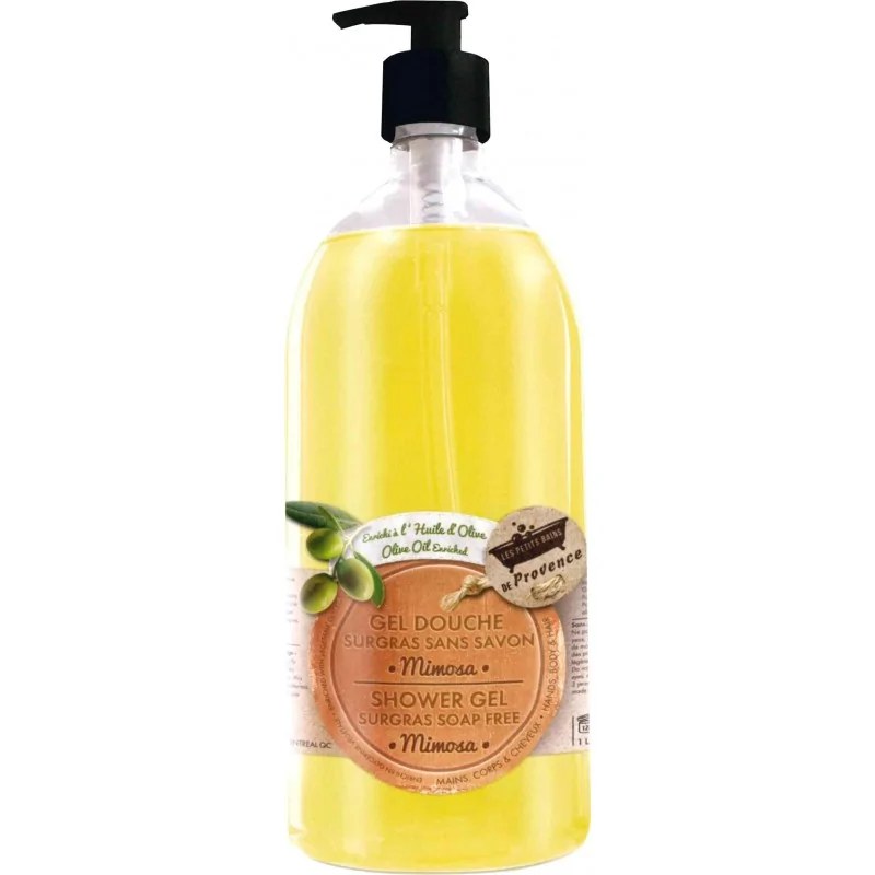 LES PETITS BAINS DE PROVENCE LES PETITS BAINS DE PROVENCE GEL DOUCHE SANS SAVON MIMOSA 1L