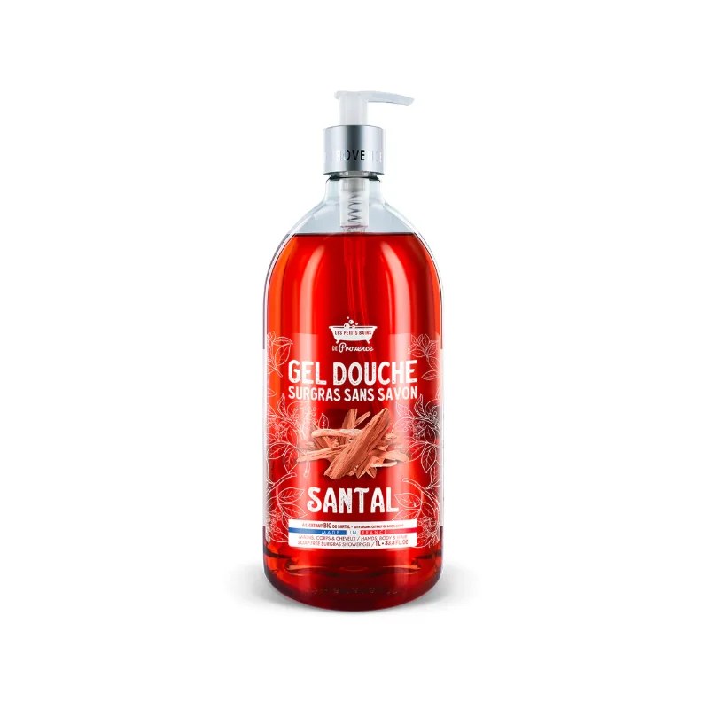LES PETITS BAINS DE PROVENCE LES PETITS BAINS DE PROVENCE GEL DOUCHE Santal 1 L