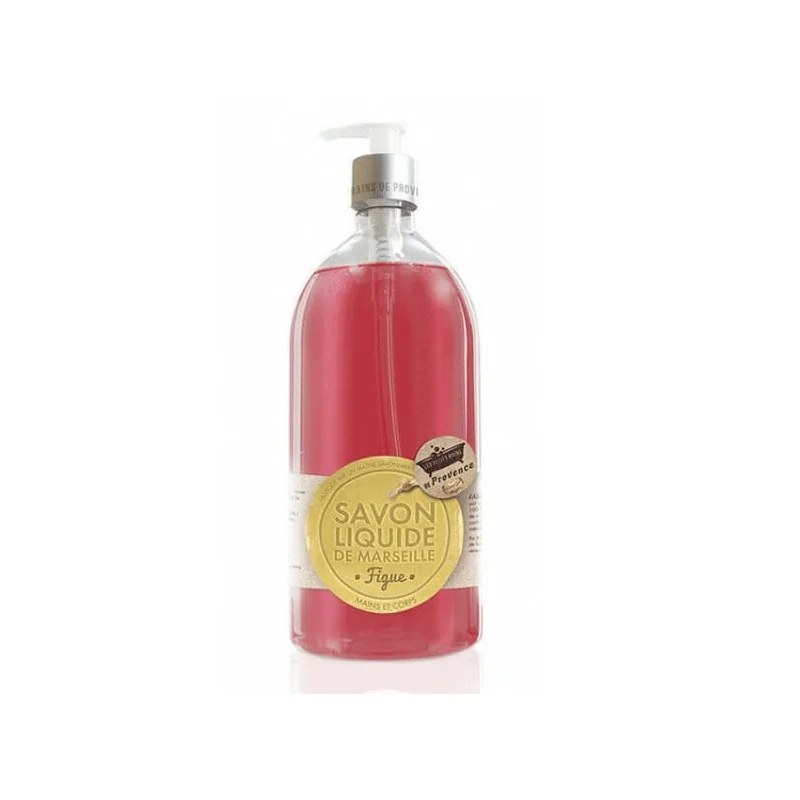 LES PETITS BAINS DE PROVENCE LES PETITS BAINS DE PROVENCE SAVON LIQUIDE FIGUE FLACON 1 LITRE