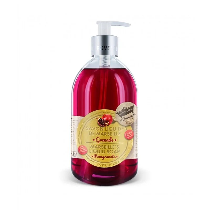 LES PETITS BAINS DE PROVENCE LES PETITS BAINS DE PROVENCE SAVON LIQUIDE GRENADE 500ml