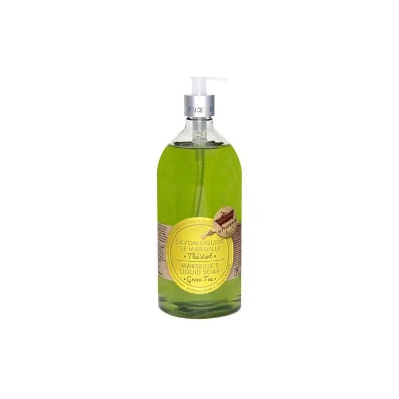 LES PETITS BAINS DE PROVENCE LES PETITS BAINS DE PROVENCE SAVON LIQUIDE THÉ VERT 1 L